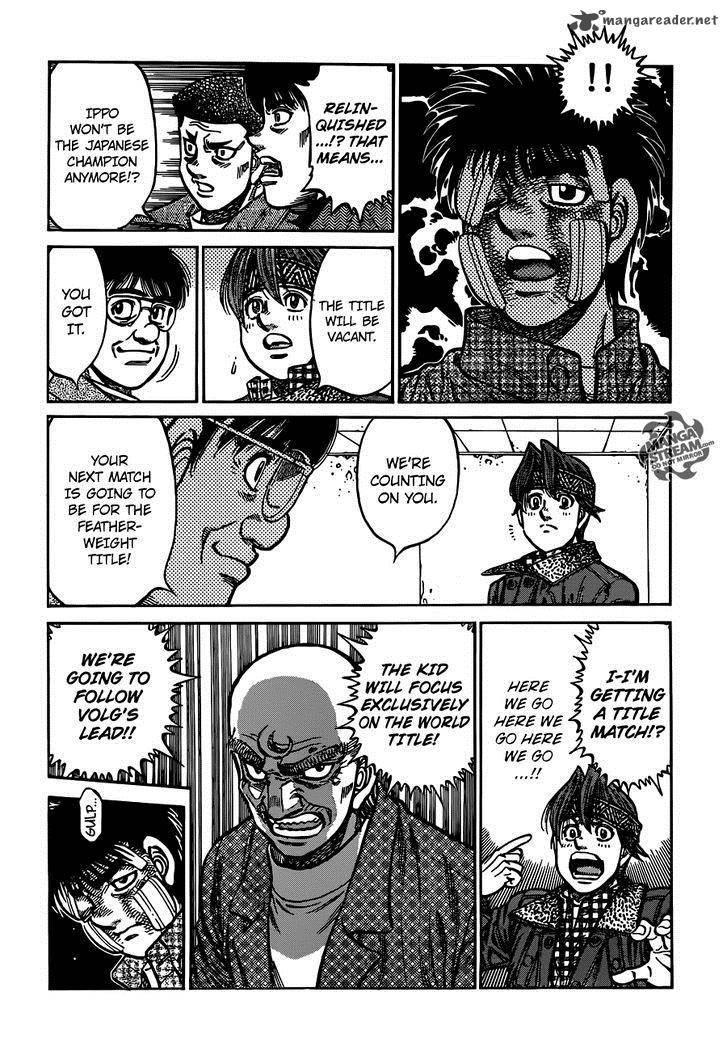 Hajime no Ippo - Chapter 1009 Page 15