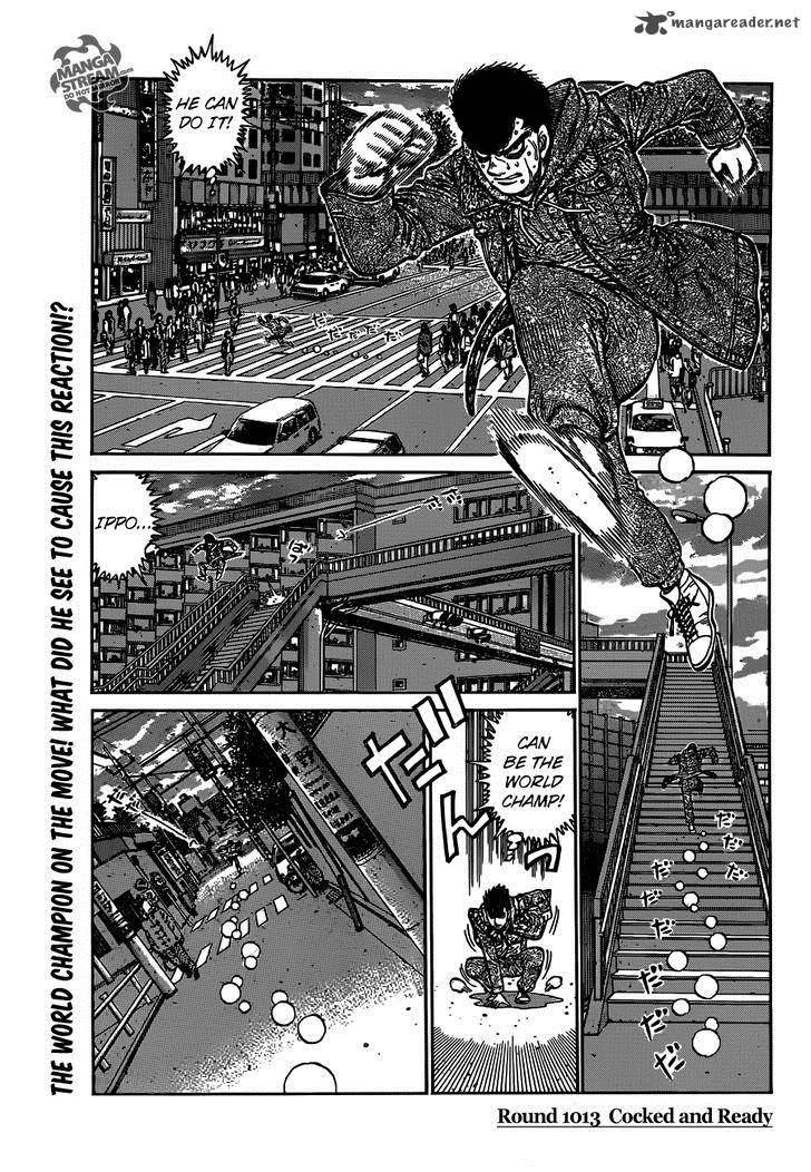 Hajime no Ippo - Chapter 1013 Page 4