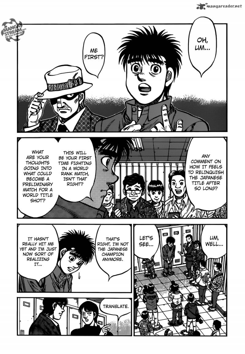 Hajime no Ippo - Chapter 1020 Page 4