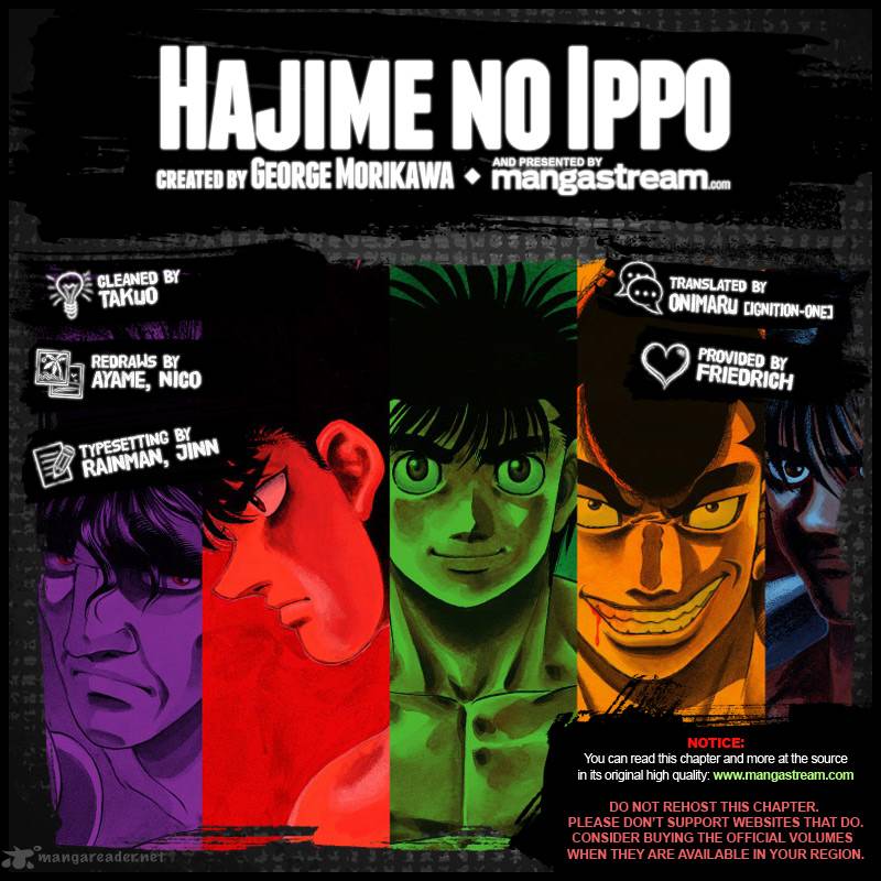 Hajime no Ippo - Chapter 1054 Page 13