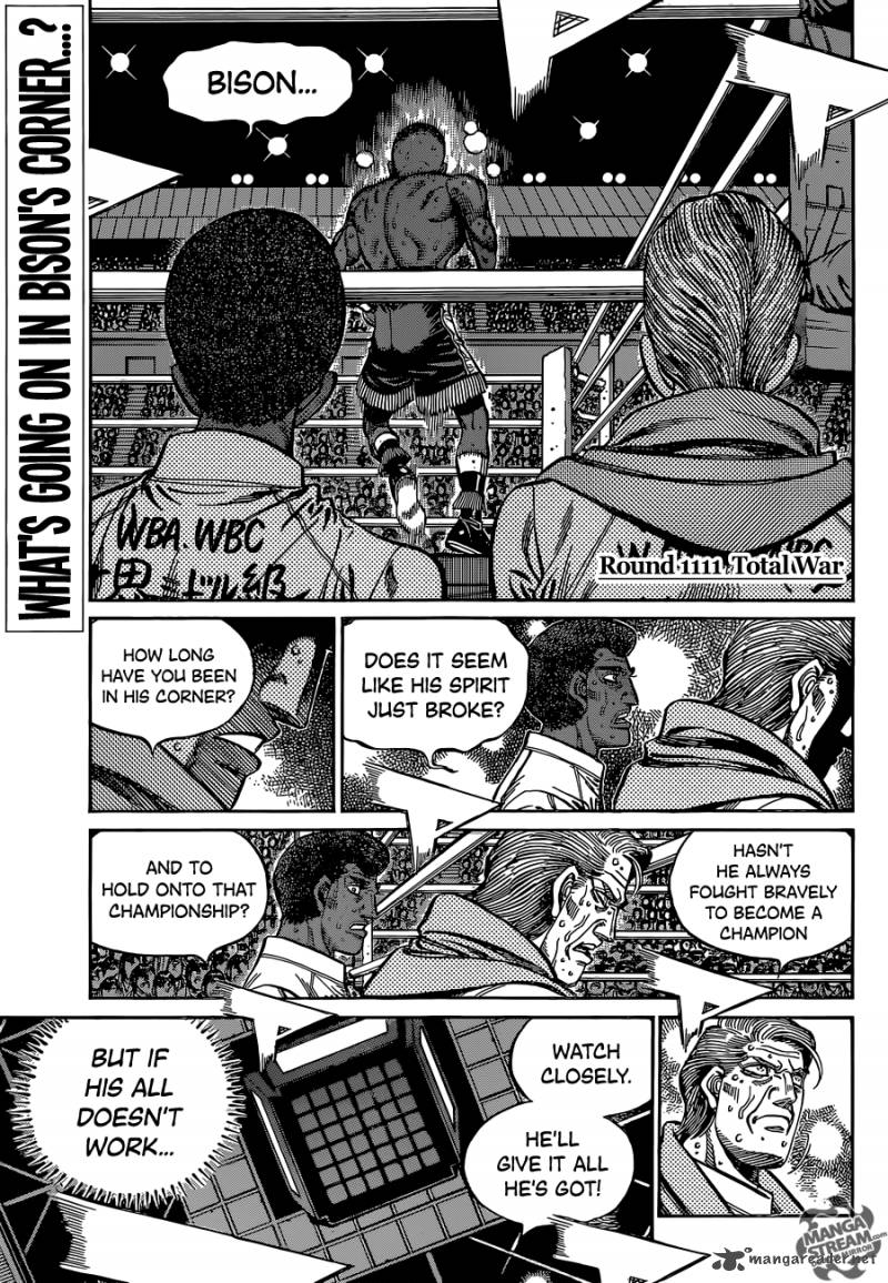 Hajime no Ippo - Chapter 1111 Page 3