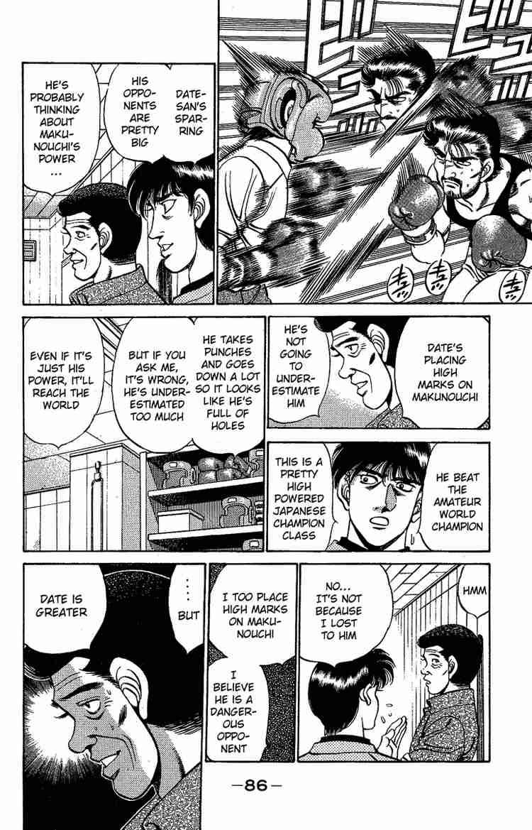 Hajime no Ippo - Chapter 174 Page 4