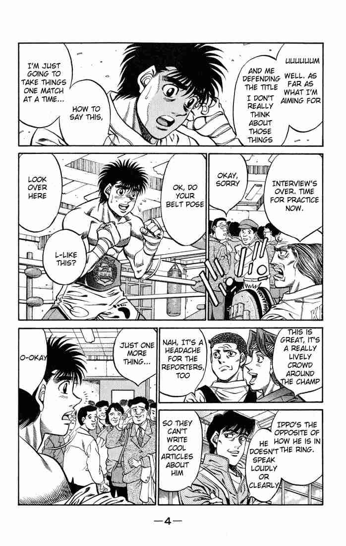 Hajime no Ippo - Chapter 416 Page 5