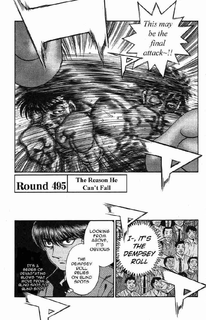 Hajime no Ippo - Chapter 495 Page 2