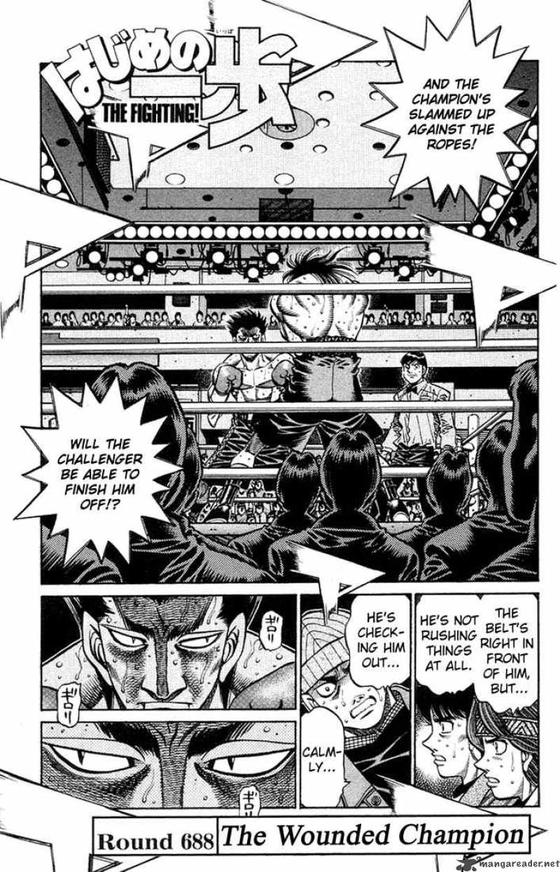 Hajime no Ippo - Chapter 688 Page 1