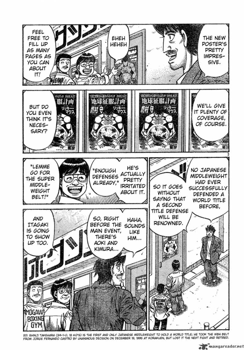 Hajime no Ippo - Chapter 724 Page 3