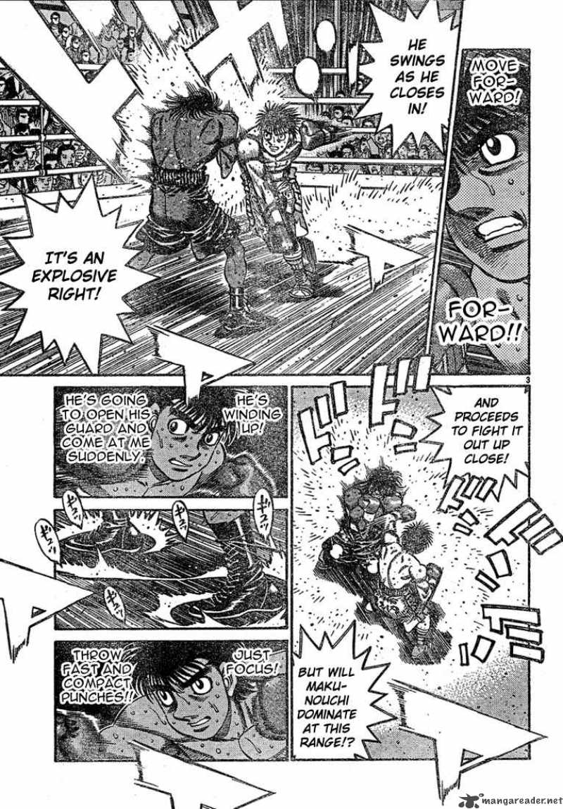 Hajime no Ippo - Chapter 733 Page 3