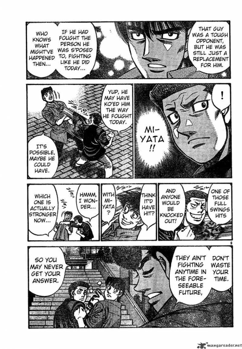 Hajime no Ippo - Chapter 741 Page 9