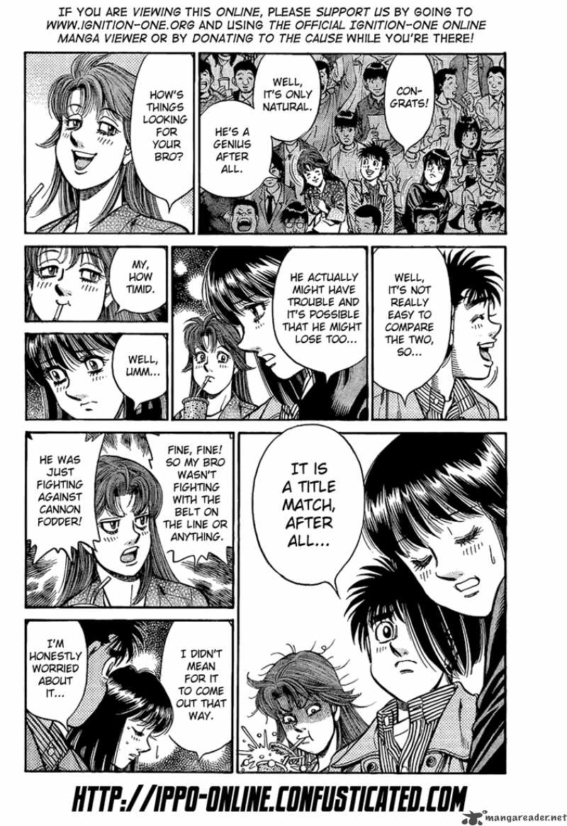 Hajime no Ippo - Chapter 853 Page 2