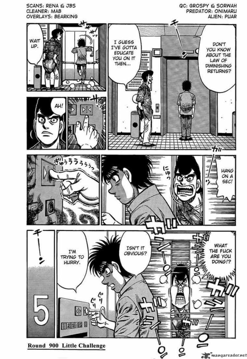 Hajime no Ippo - Chapter 900 Page 5