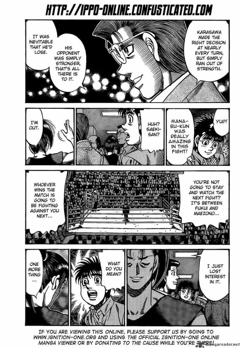 Hajime no Ippo - Chapter 911 Page 3