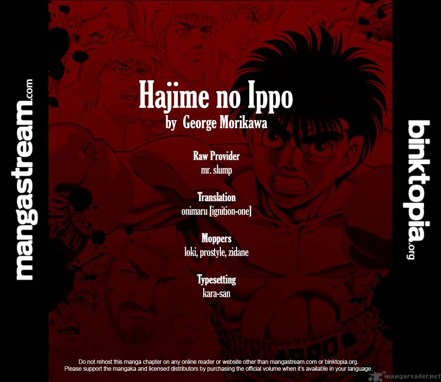 Hajime no Ippo - Chapter 920 Page 19