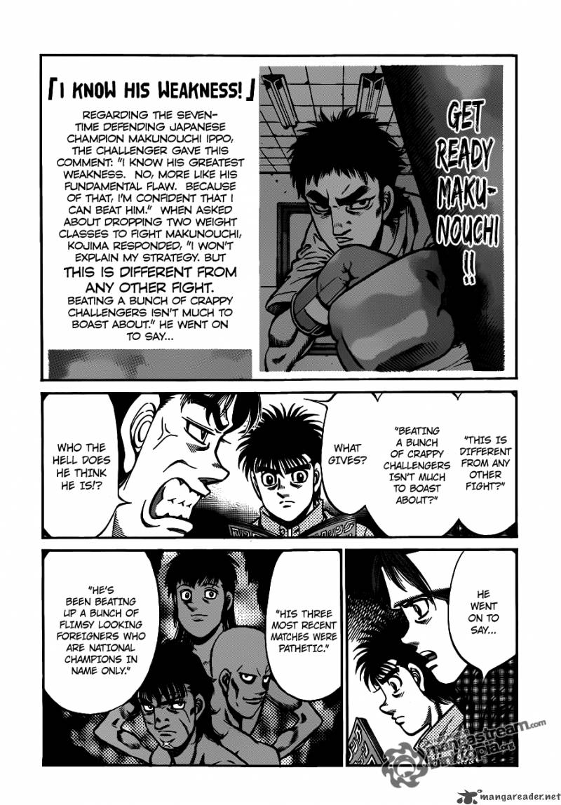 Hajime no Ippo - Chapter 921 Page 10