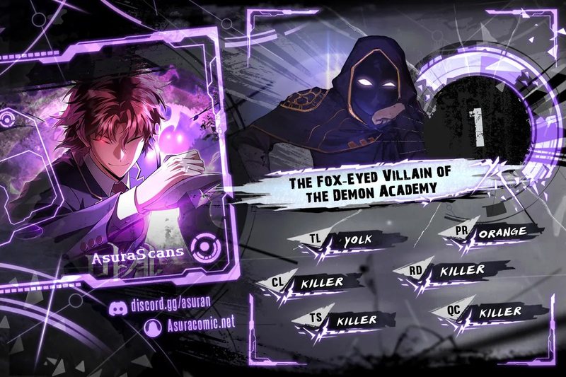The Fox-Eyed Villain of the Demon Academy - Page 1
